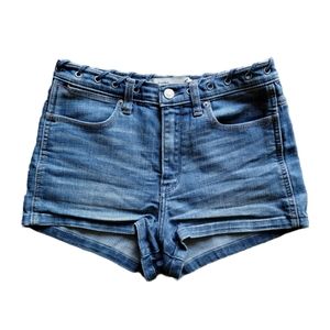 Abercrombie & Fitch Denim High Rise Shorts Size 6